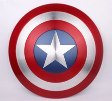 Captain America Shield Metal Prop Replica - Full Size  Cosplay Collectible