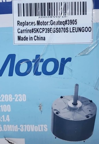 Klimakondensator Lüftermotor 5KCP39EGS070S 1/4 PS, 1100 U/min, 208-230V GE - Bild 8 von 11