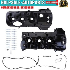 Left  Right Valve Cover w/ Gasket For 15-17 Lincoln Navigator 3.5L Turbocharged