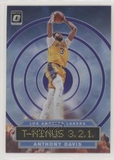 2019-20 Panini Donruss Optic T-Minus 3 2 1 Purple Prizm Anthony Davis #2 00do