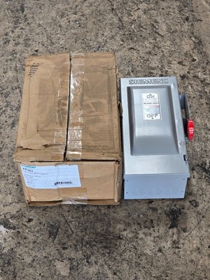 Siemens HF361, heavy duty safety switch ,3p/30a/600v, New in box! Make offer!