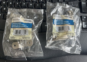 2-Gatehouse Decor Handrail Brackets Satin Nickel #0037405 New in Package
