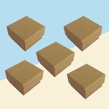 5 Pcs Earring Storage Box Jewelry Boxes for Packaging Kraft Paper