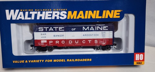 Bangor Aroostook 40' Boxcar 4029 State of Maine Walthers Mainline HO 910-45200 | Zustand: New