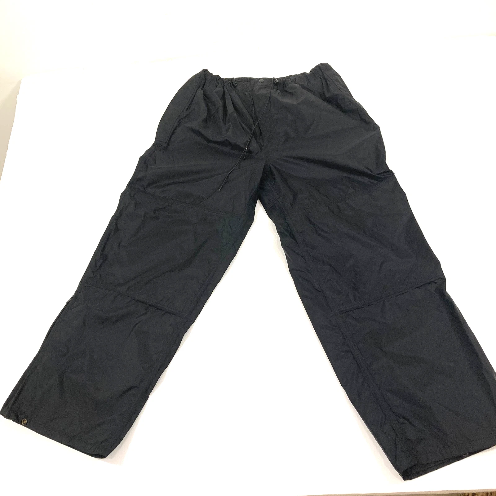 Bass Pro Shops Men’s XL Black Waterproof Breathable Rain Pants Fishing Zip Leg