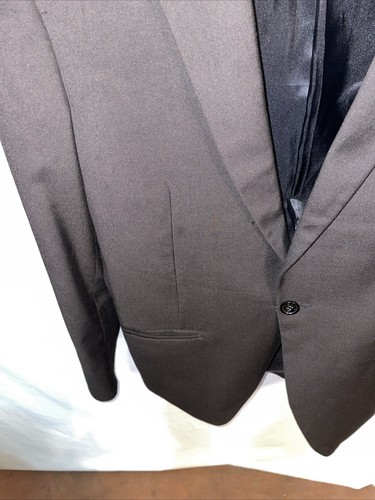 Giorgio Armani Mens Dress Blazer Size 38S Black Wool Blend Business Formal City - Picture 6 of 12