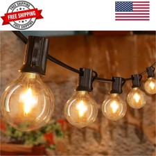 50FT Outdoor String Lights, Patio Lights Outdoor Waterproof with 25 Edison ...