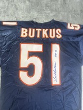 Dick Butkus Signed Chicago Bears Jersey Inscribed 
