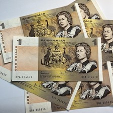 1982 (R78) $1 One Dollar Banknote - Johnston / Stone - Above Average Australia