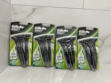 Gillette Mach 3 Disposable-Jetable Men's Razor /sentive  4 Pack New