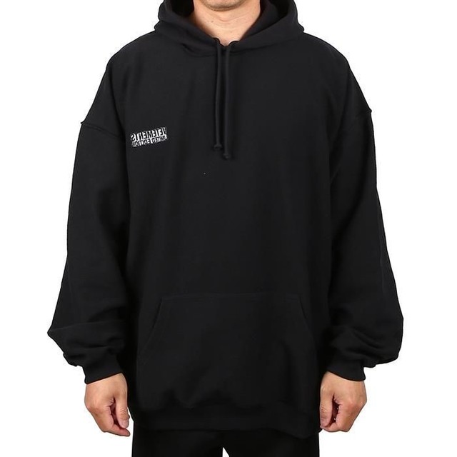 vetements Inside Out Logo Hoodie Black stamp: UE63HD460B BLACK 46671179