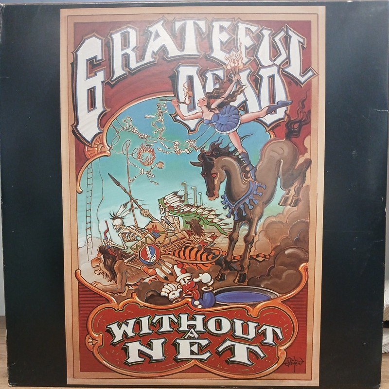 THE GRATEFUL DEAD Without A Net 3xLP Vinyl Record 1990 Original Press Promo