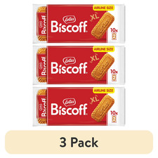 (3 pack) Lotus XL Biscoff Cookies, 10 Snack P...