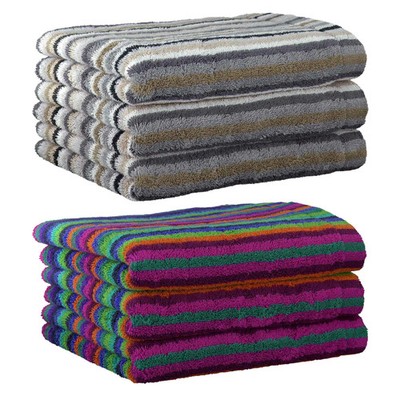 CAWÖ Gästetuch, 3er Pack - C Life Style Stripes, Walkfrottier