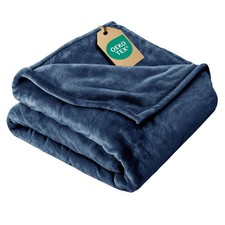 Ultra Soft 300GSM Cozy Fleece Blanket for Bed or Couch by CGK Linens