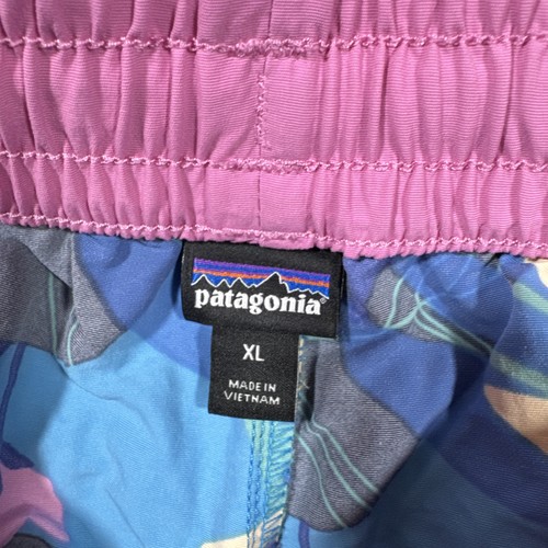 Patagonia Kids Girls Sz XL Costa Rica Baggies Shorts Floral Print Multicolor - Picture 3 of 10