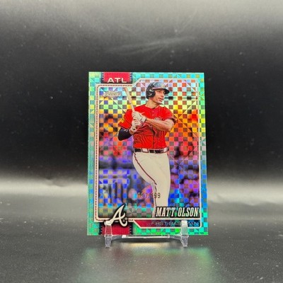 2026 Topps Chrome Matt Olson Aqua X-Fractor /199 #241 Braves
