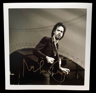SIGNED NICK CAVE 12X12 PHOTO RARE RED RIGHT HAND BREATHLESS GRINDERMAN 