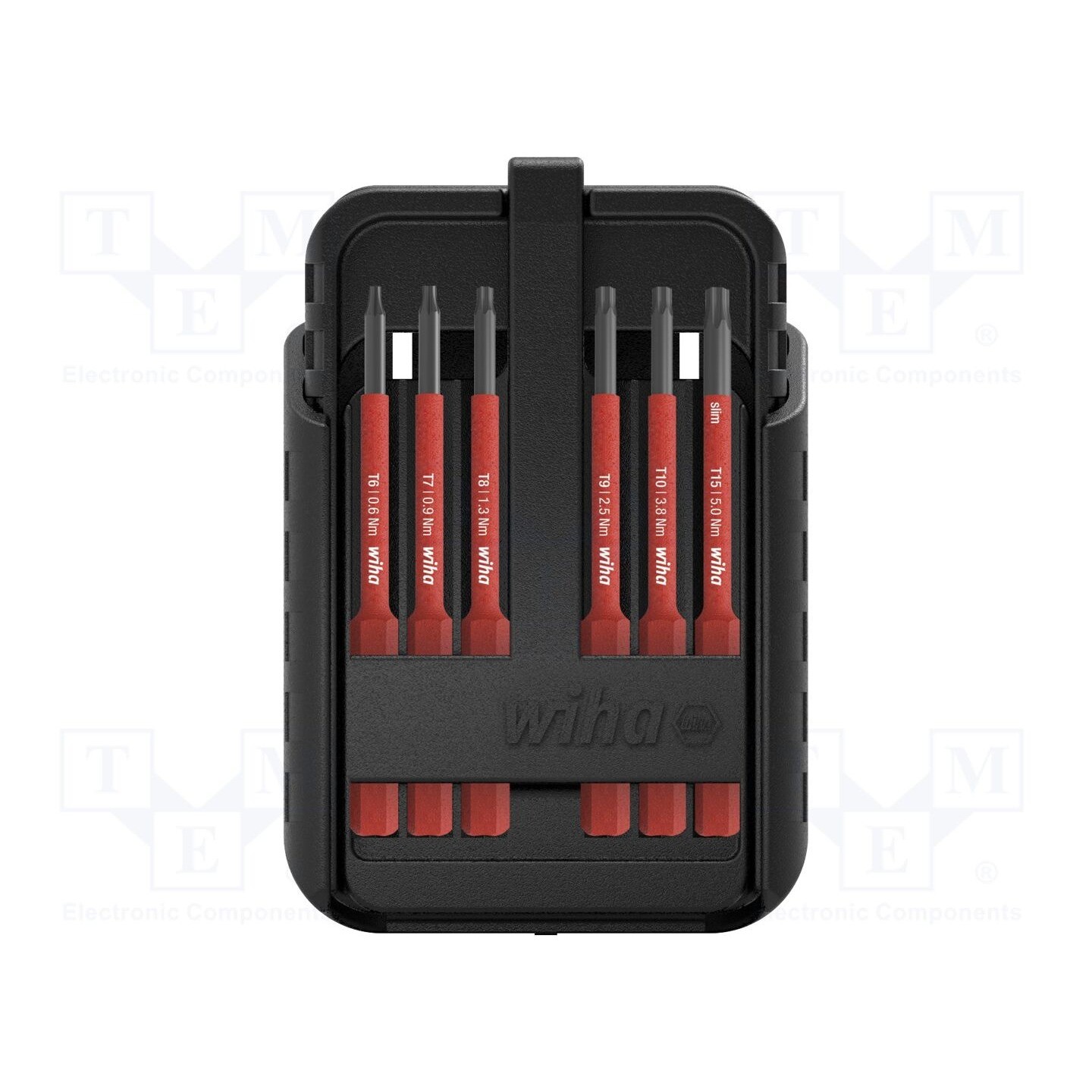 Wiha Rosso Cacciavite, Set Slimbit Electric (Tx, Tx Plus) - Immagine 2
