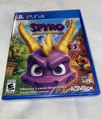 Spyro Reignited Trilogy Sony PlayStation 4 2018 PS4 Fast Shipping Sealed Rated E