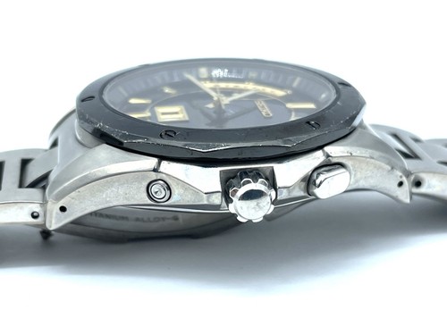 SEIKO Brightz Radio Wave Solar Men's Watch Titanium Big date 8B43-0AC0 - Picture 10 of 21