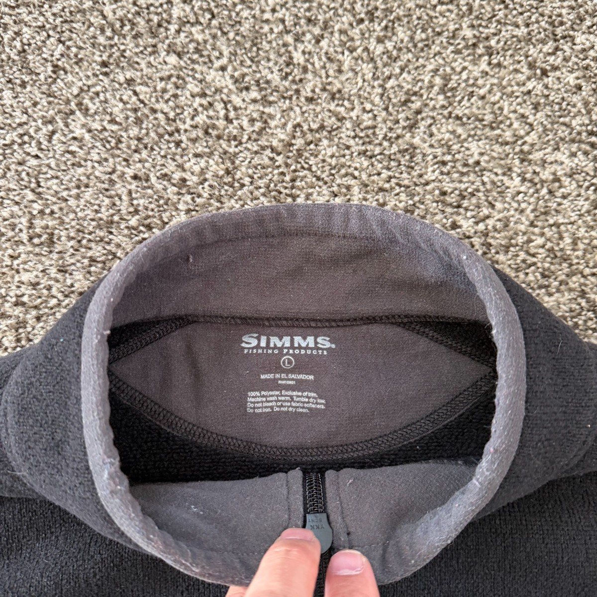 SIMMS フリースジャケット M Simms M's Coldweather Fleece