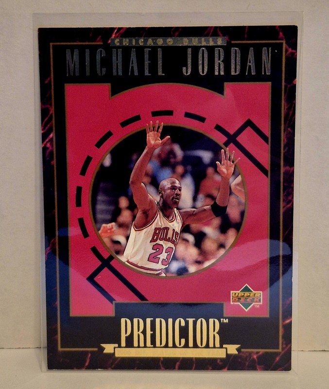 1996 upper deck michael jordan predictor