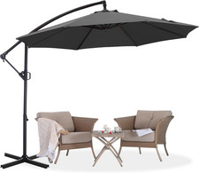 360  Rotating Patio Umbrella with Base for Ultimate Outdoor Comfort