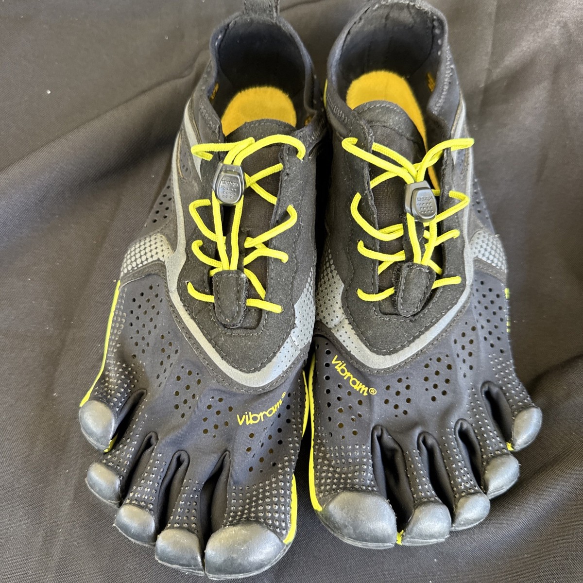 VIBRAM Men\'s Fivefingers Running Shoe 11 EU 45 Gray Barefoot Athletic Training Grey Camouflage Five Finger Shoes Outdoor Hiking 5 Toe Shoes  main image 4