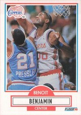 1990-91 Fleer - Benoit Benjamin #84 EX-NM