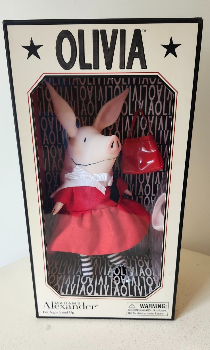 Madame Alexander Olivia The Pig Vinyl Doll In Original Box (2002) Rare Vintage