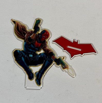 #ad Dc Comics Jason Todd Red Hood Robin Acrylic Stand Fanmade NYCC 2025 $39.95