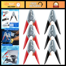 Heavy Duty 3 Set Battery Jumper Cable Clamps 1100a Insulated Parrot Clips Kit