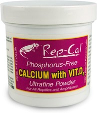 Rep-Cal SRP00200 Phosphorous-Free Calcium Ultrafine Powder 3.3-Ounce, white