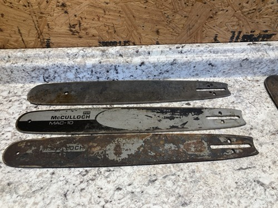 #ad 3 Pack OEM Genuine McCulloch 16quot; Guide Bar Chainsaw 86792 89502 63541 MAC 10 $39.99