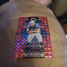 2023 Panini Mosaic #99 Dallas Clark Camo Pink Mosaic Indianapolis Colts