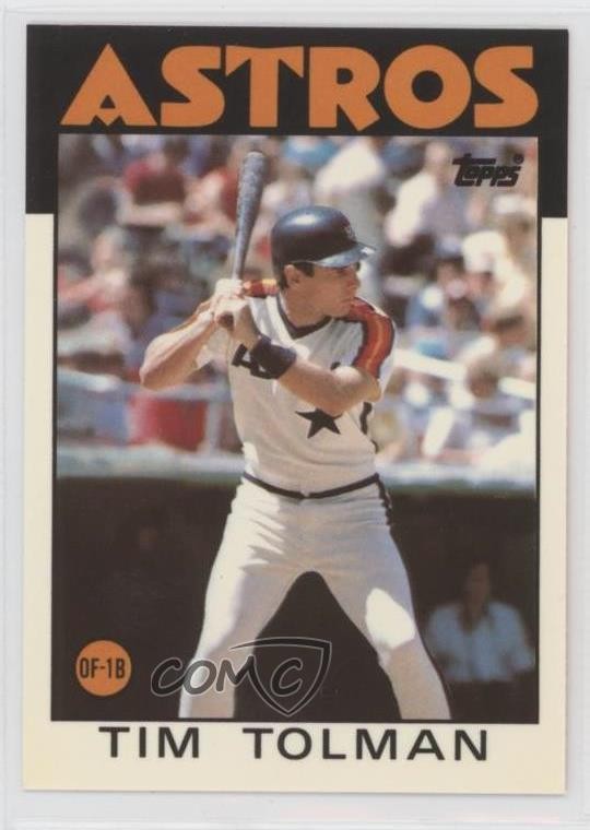 1986 Topps Collector's Edition (Tiffany) Tim Tolman #272 Rookie RC 8d2