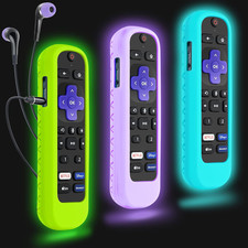 3Pack Case for Roku Headphone Remote, Battery Cover for Roku Voice Pro Remote, R