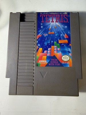 Authentic Nintendo NES Tetris NES Cartridge | Tested & Working