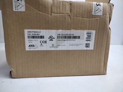 Axis P3224-LV Indoor Dome IP Security Camera