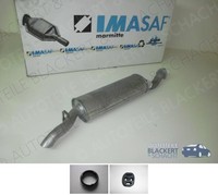 Imasaf ESD Auspuff Endtopf für Lancia Dedra 2.0+I.E+Turbo+Hf+Integrale 1990-1994