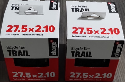 Charge Bikes Trail Bicycle Tire 27.5 x 2.10 Knobby Performance Tread 2-Pack