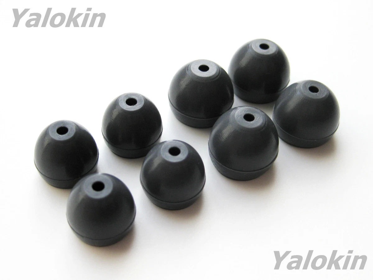 4 S 4 M Gray Replacement Eartips Earbuds for Shure AONIC 215