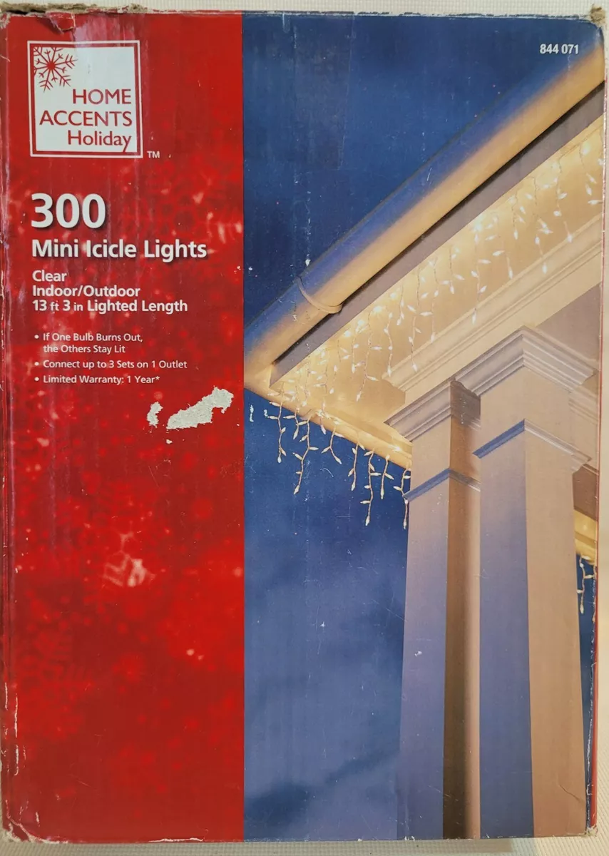 Home accents holiday 300 sale mini icicle lights