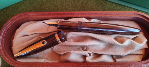 Pineider "Leonardo" in Ebanite Penna Stilografica fountain pen - Foto 9 di 10