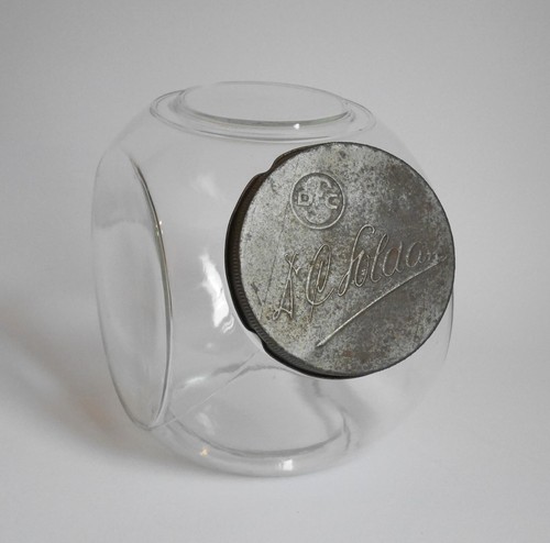 Bonbonglas stapelbar antik Vorratsglas Tante Emma Kolonialwaren Glasbehälter - Bild 1 von 13