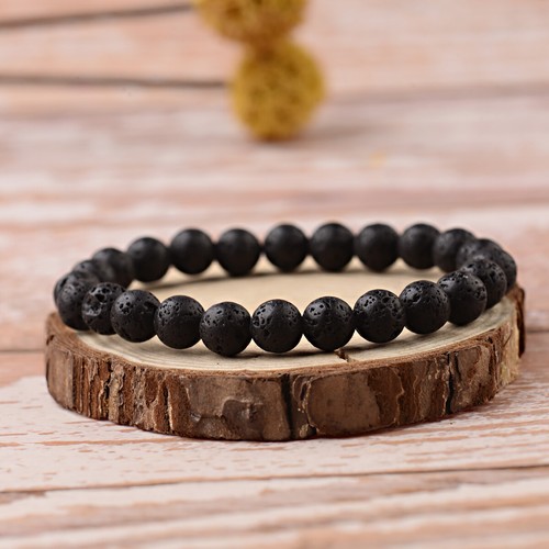 8MM Lake Blue Gemstone Bracelets Men Women Healing Stone Chakra Bangle Jewelry - Picture 88 of 98