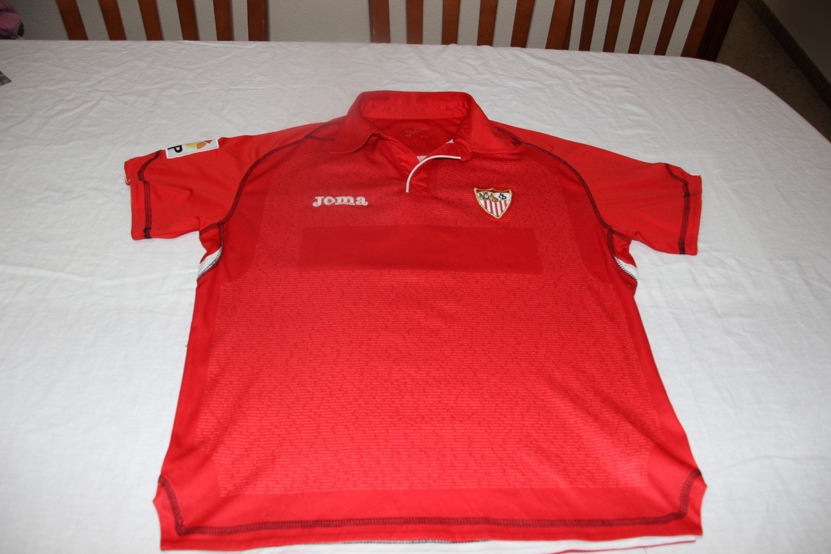 CAMISETA OFICIAL VINTAGE DEL SEVILLA FC DE LA MARCA JOMA TALLA 14