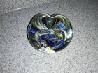 Robert Eickholt Blown Glass Paperweight Iridescent Bubbles Signed 1995 RV3 — photo 5