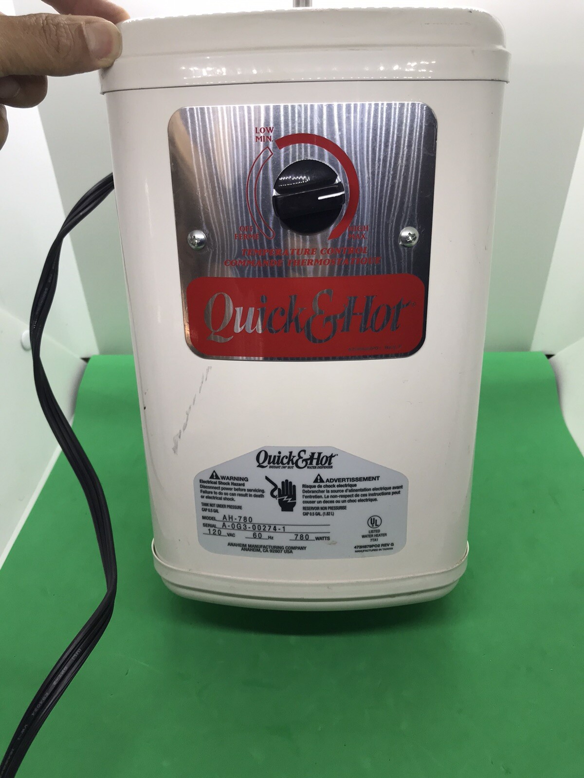 Quick u0026amp; Hot Instant Hot Water Dispenser. AH-780 Hot Water Tank Heater.  | eBay